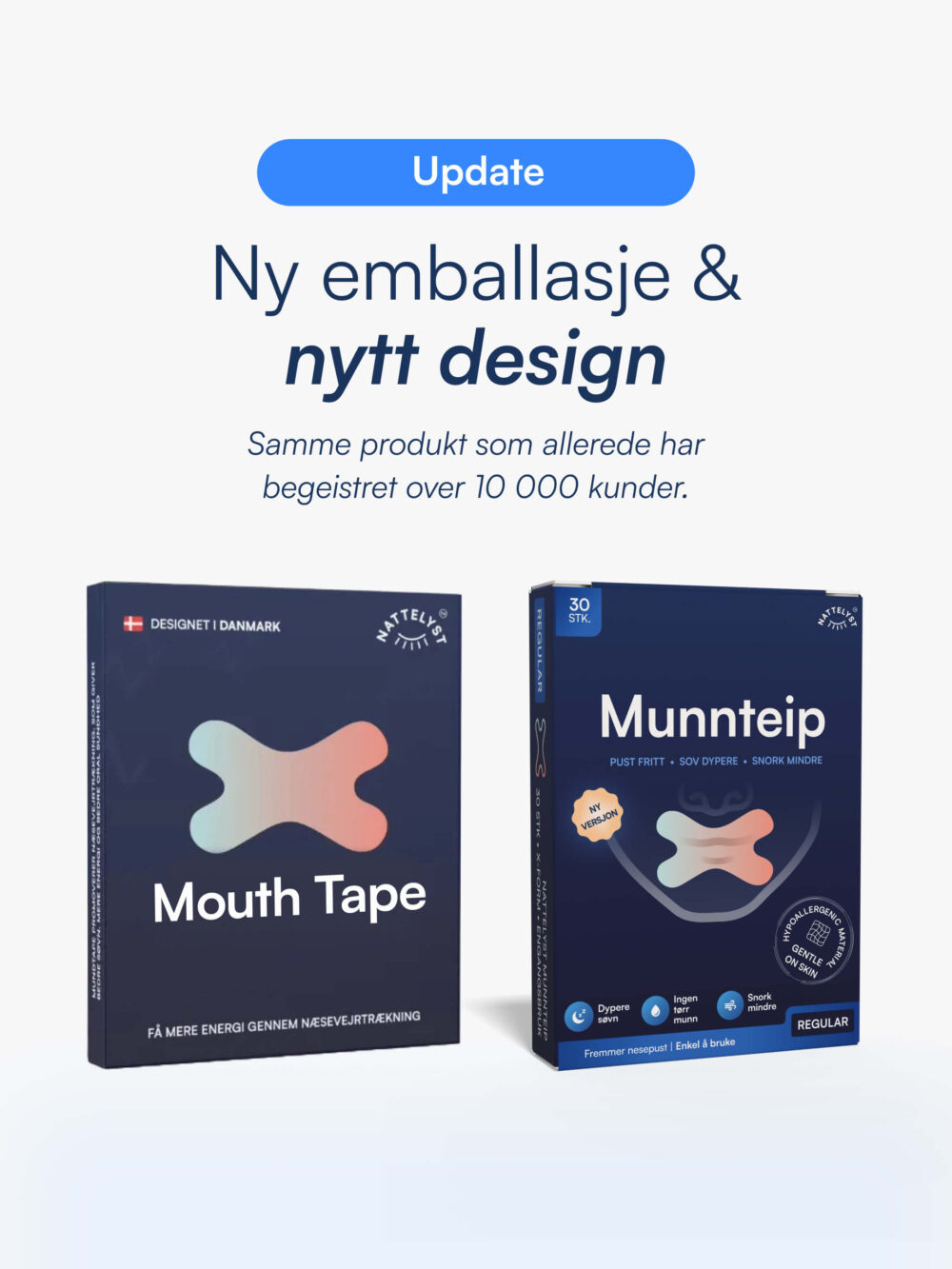 Nattelyst™ Munnteip