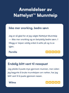Nattelyst™ Munnteip