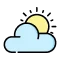 Sky med måne og stjerner som symbol på søvn og kreativitet