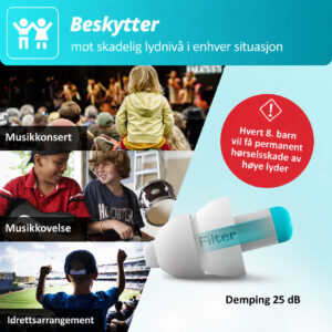 Ørepropper for barn (Pluggies)