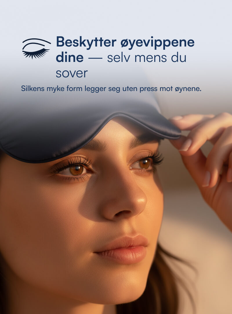 Vincent Sovemaske (100% Morbærsilke)