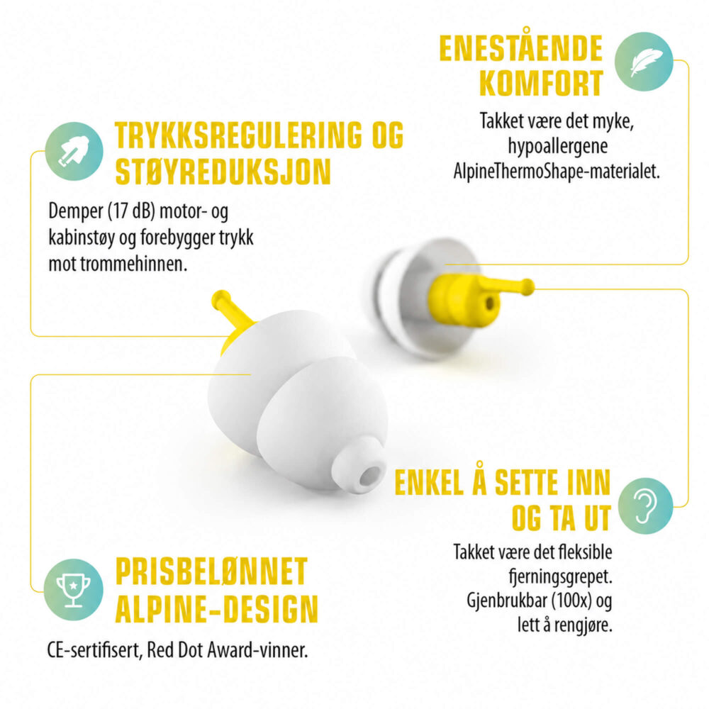 FlyFit (ørepropper for fly)
