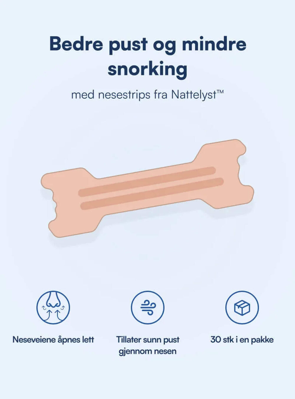 Nattelyst™ Nesestrips
