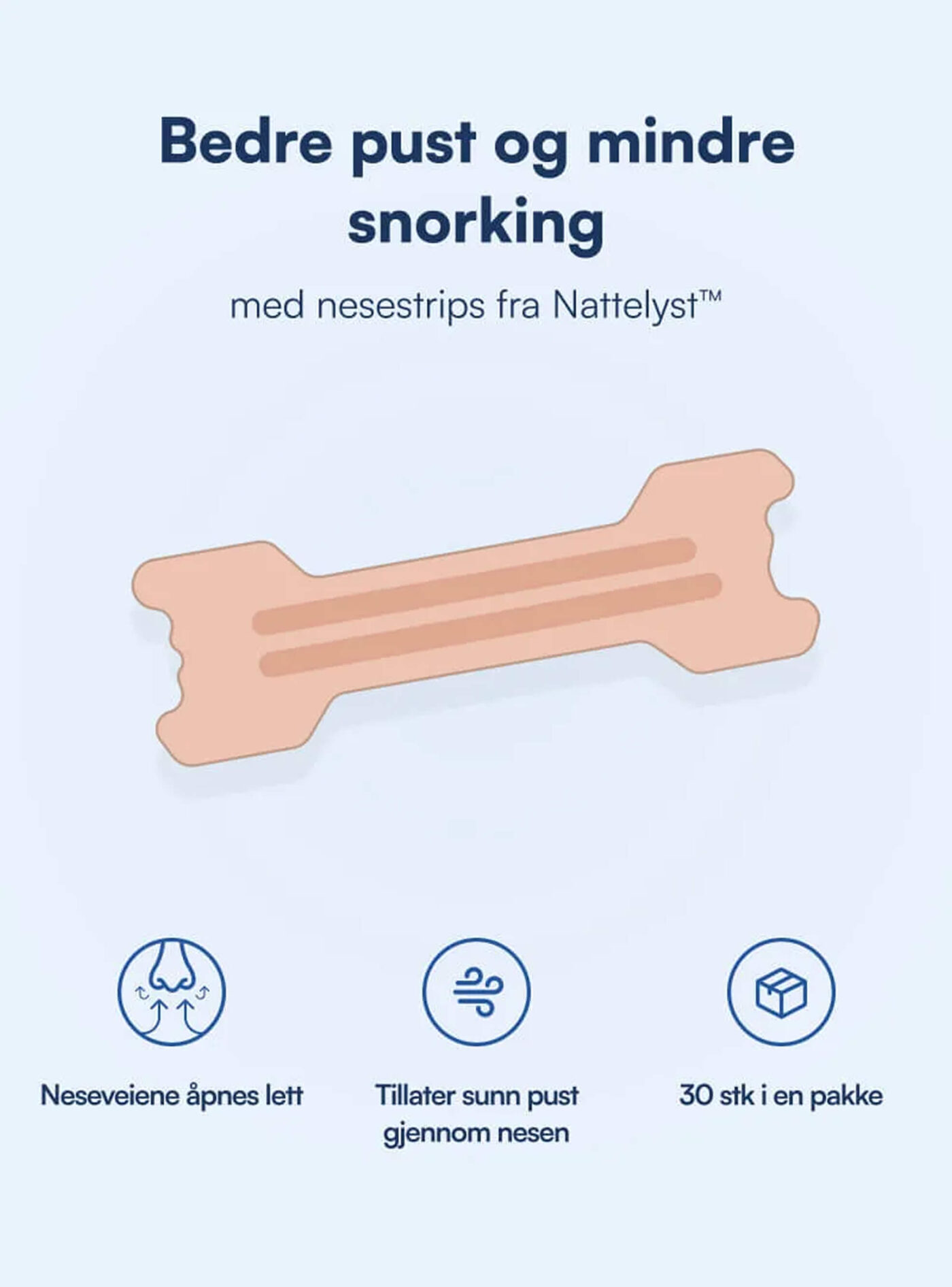 Nattelyst™ Nesestrips