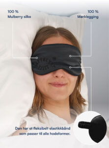 Sleepie Sovemaske (100% Morbærsilke)