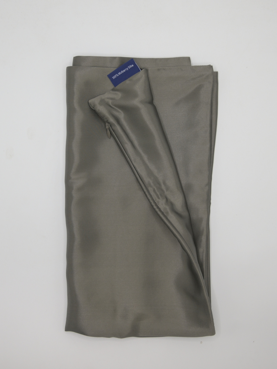100% Mulberry Silke Putetrekk (OEKO-TEX) Mørkegrå