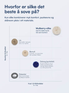 100% Mulberry Silke Putetrekk (OEKO-TEX) Mørkegrå