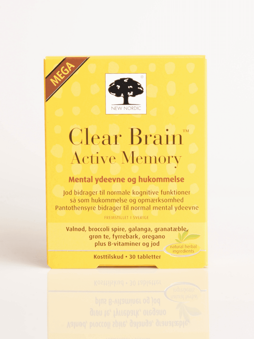 Clear Brain Aktiv Hukommelse Mega