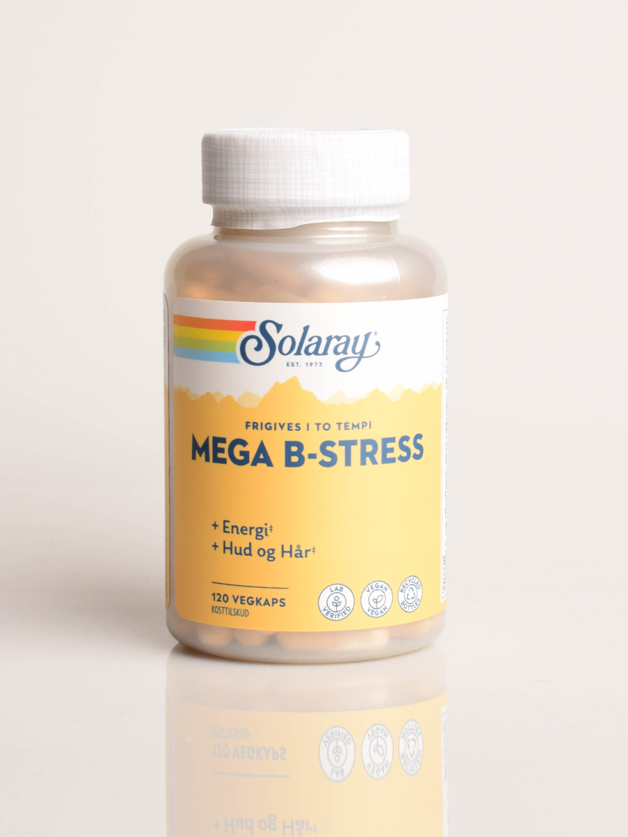 Mega B-Stress Solaray (120 kapsler)