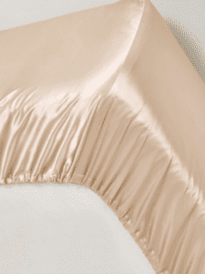 100% Morbærsilke Laken (OEKO-TEX) Beige