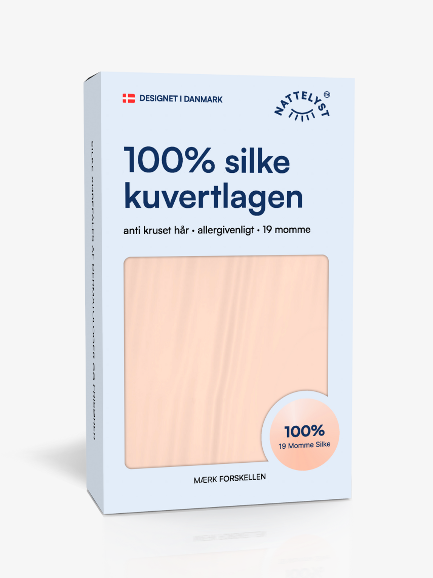 100% Morbærsilke Laken (OEKO-TEX) Beige