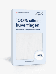 100% Morbærsilke Laken (OEKO-TEX) Hvit