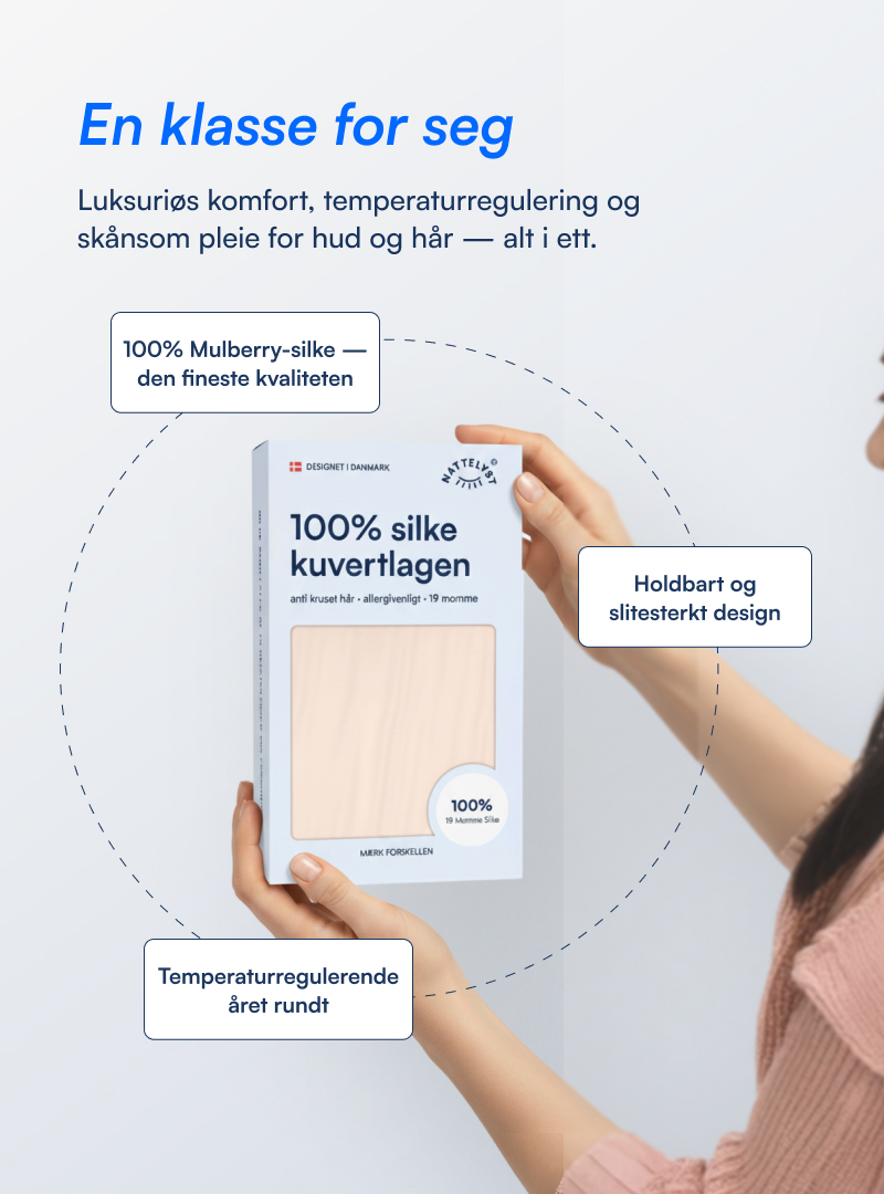 100% Morbærsilke Laken (OEKO-TEX) Beige