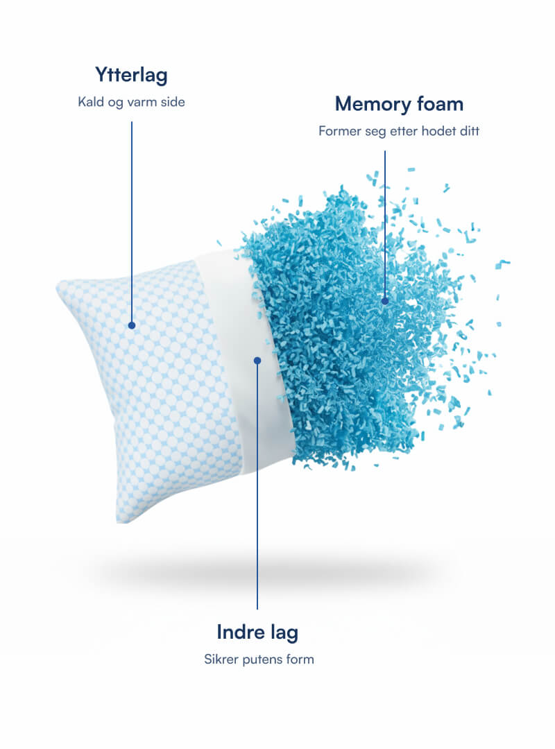 Dreamy Pute (Bambus & Memory Foam)