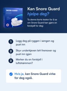 Snore Guard (Bittskinne mot snorking)