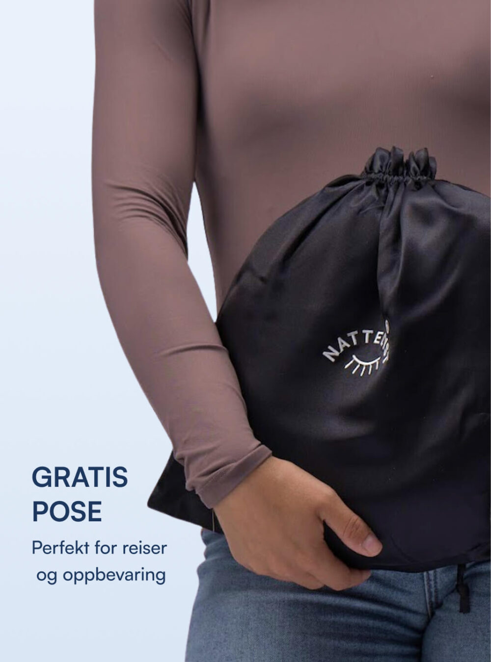 Nakkestøttepute 100% Mulberry-silke (OEKO-TEX) Grå