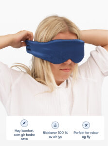Mögli Sovemaske (100 % morbærsilke)