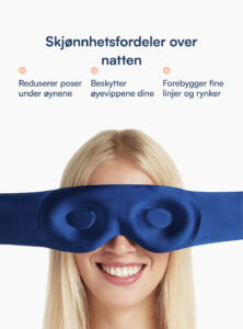 Mögli Sovemaske (100 % morbærsilke)