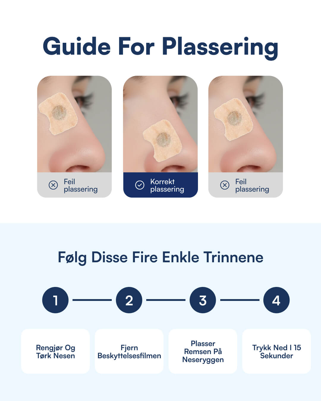 Refill - Magnetiske nesestrips