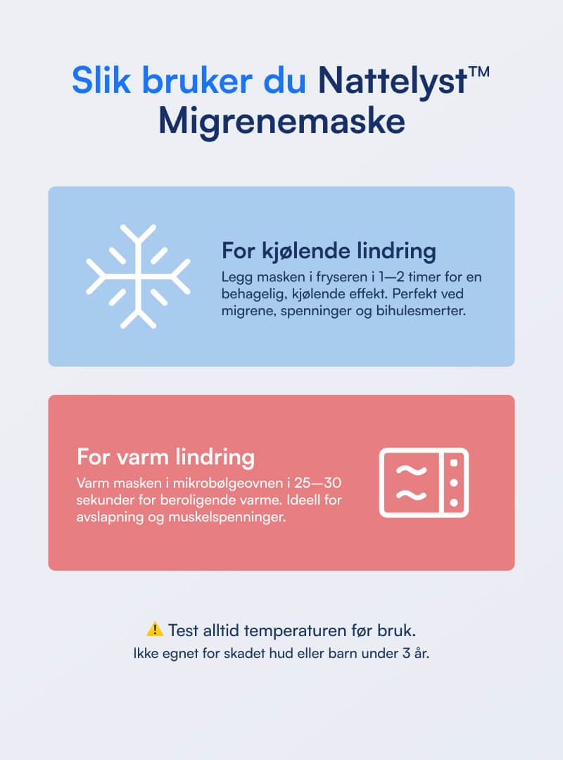 Nattelyst™ Migrenemaske (Modular)