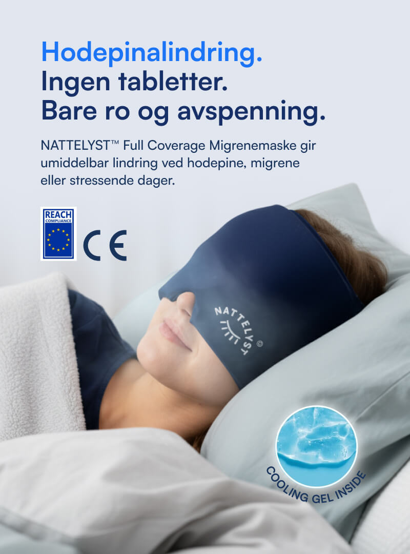 Nattelyst™ Migrenemaske (Full dekning)