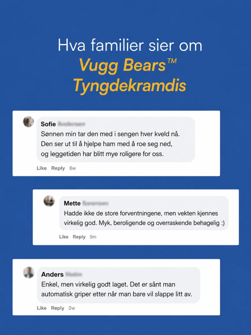 Mika (Oter Tyngdebamse) Vugg Bears™
