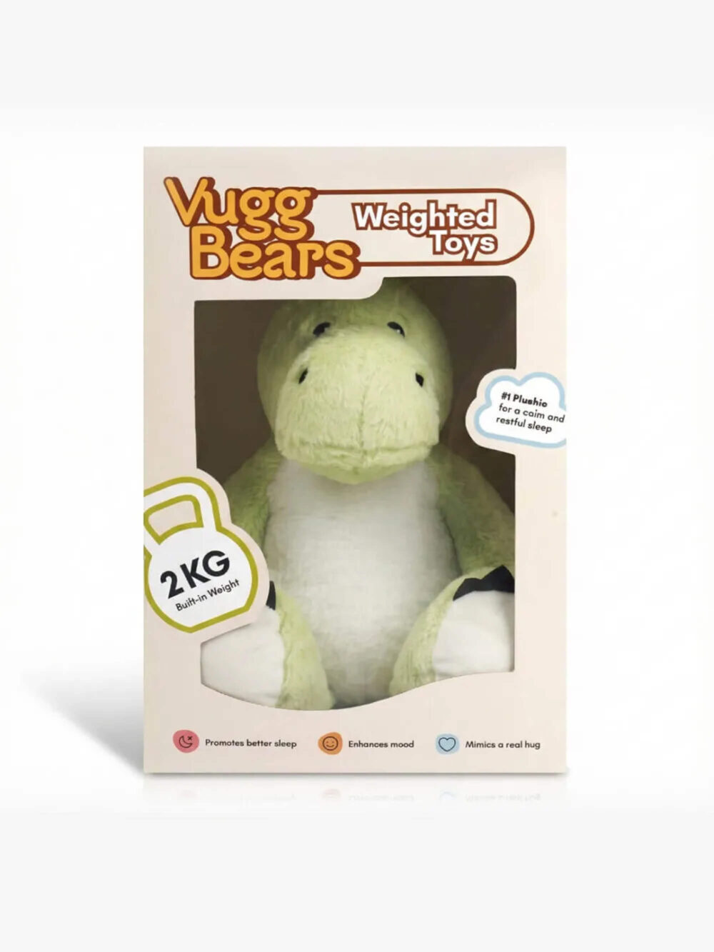 Benny (Grønn Drage Tyngdebamse) Vugg Bears™