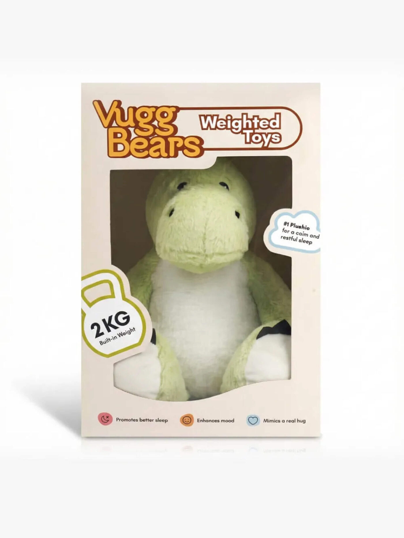 Benny (Grønn Drage Tyngdebamse) Vugg Bears™