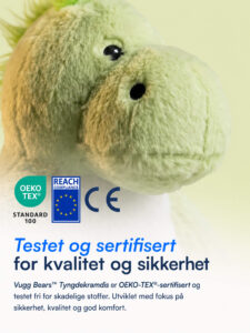 Benny (Grønn Drage Tyngdebamse) Vugg Bears™