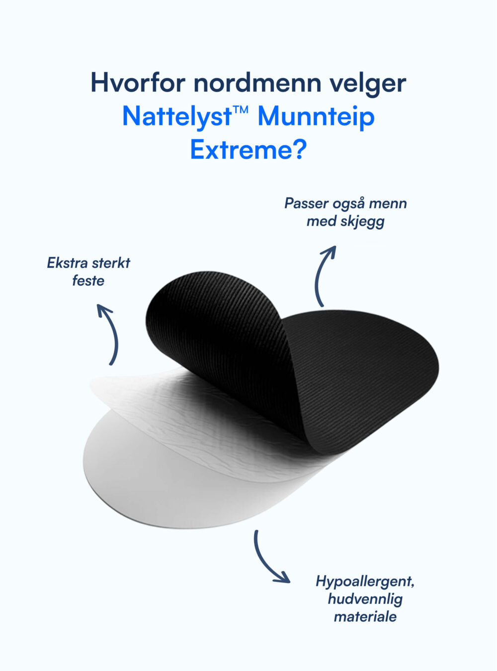 Nattelyst™ Munnteip Extreme