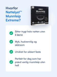 Nattelyst™ Munnteip Extreme