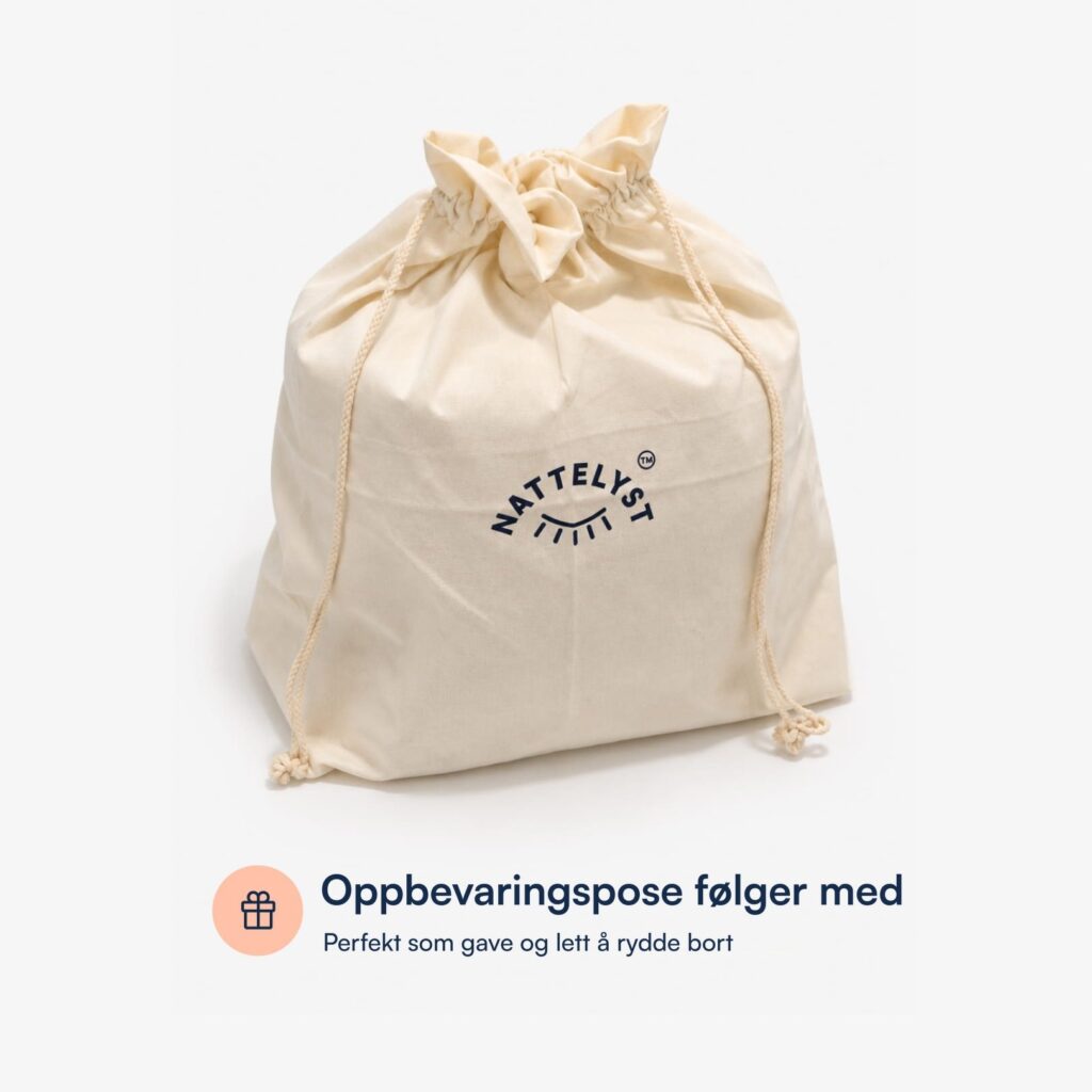 Oppbevaringspose følger med